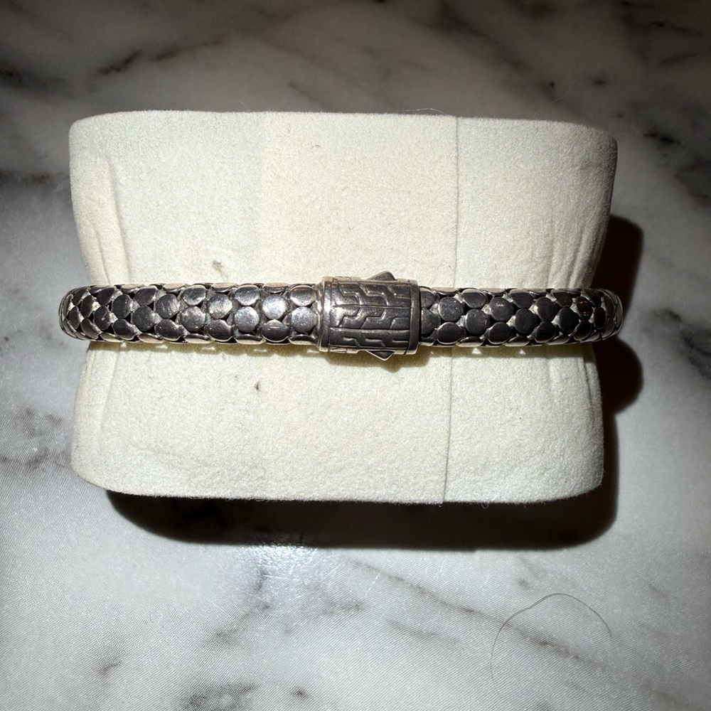 John Hardy Dot Chain Bracelet | 925 Sterling Silver | 7.5" | Style BB34386 - Picture 6 of 10